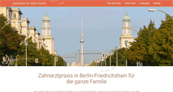 Desktop Screenshot of dr-asche-berlin.de
